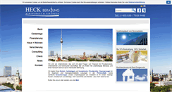 Desktop Screenshot of heckberatung.de